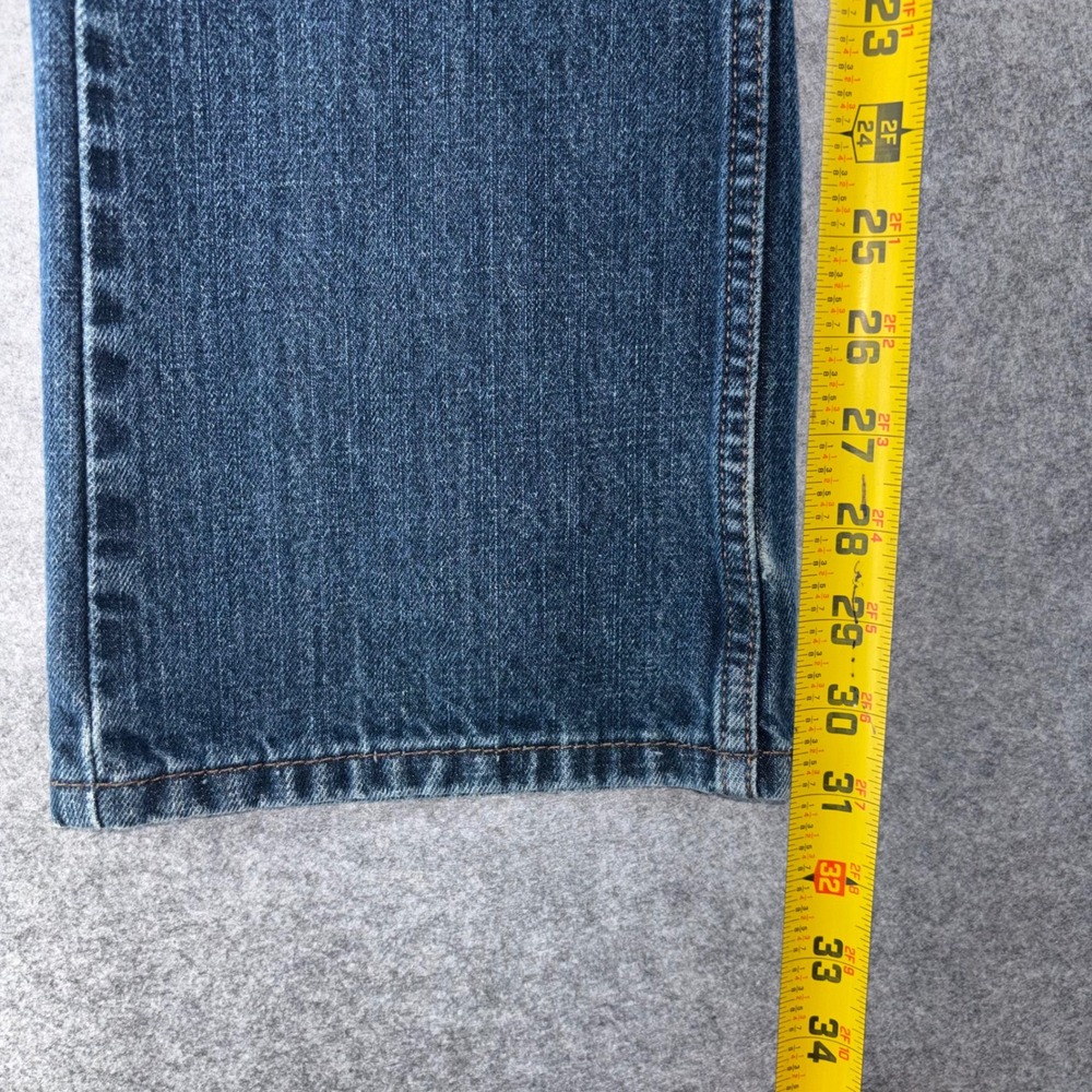Levis 527 Slim Bootcut Jeans Mens 31x32 Dark Wash Denim 05527-4257 - Picture 8 of 12